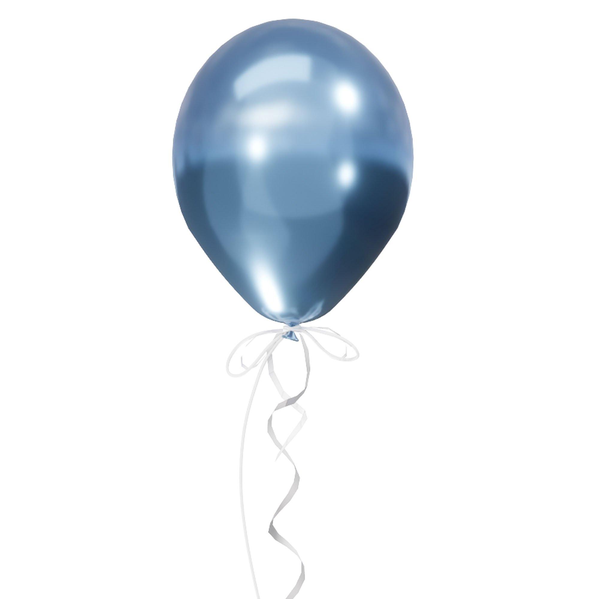 25ct, 12in, Metallic Lux™ Azure Blue Premium Latex Balloons - Luxaire™